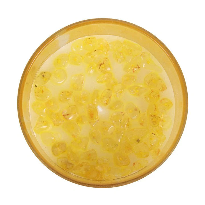 Chakra Crystal Chip Candle