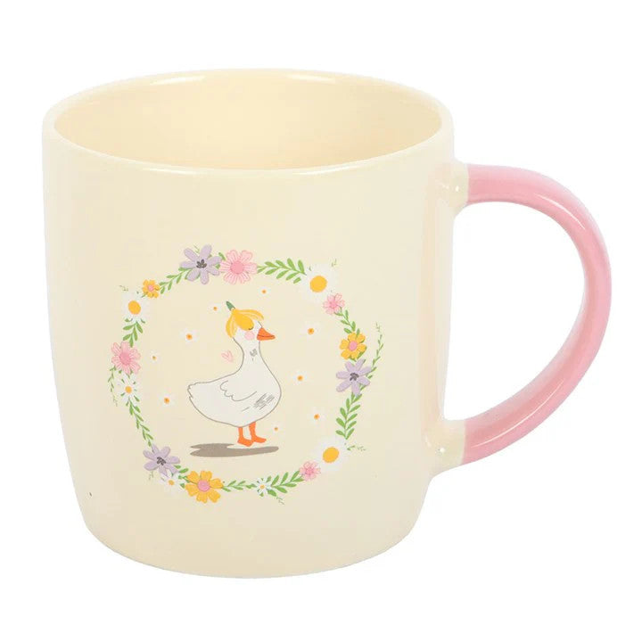 Floral Duck Mug