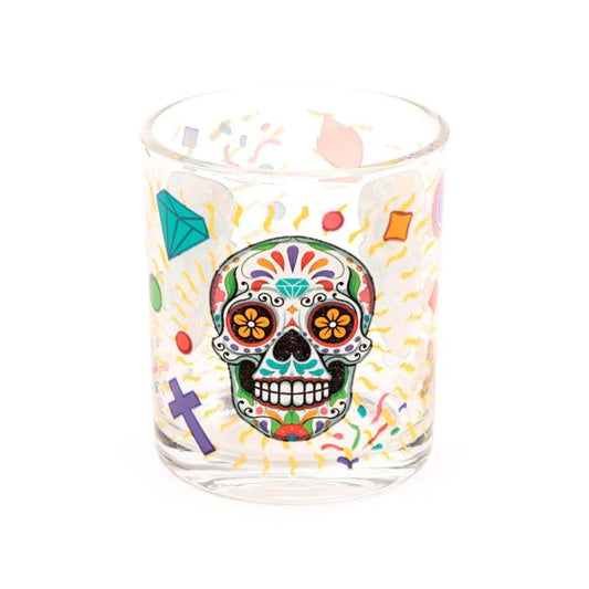 Glass Tumbler Set of 2 (250ml) - Day of the Dead