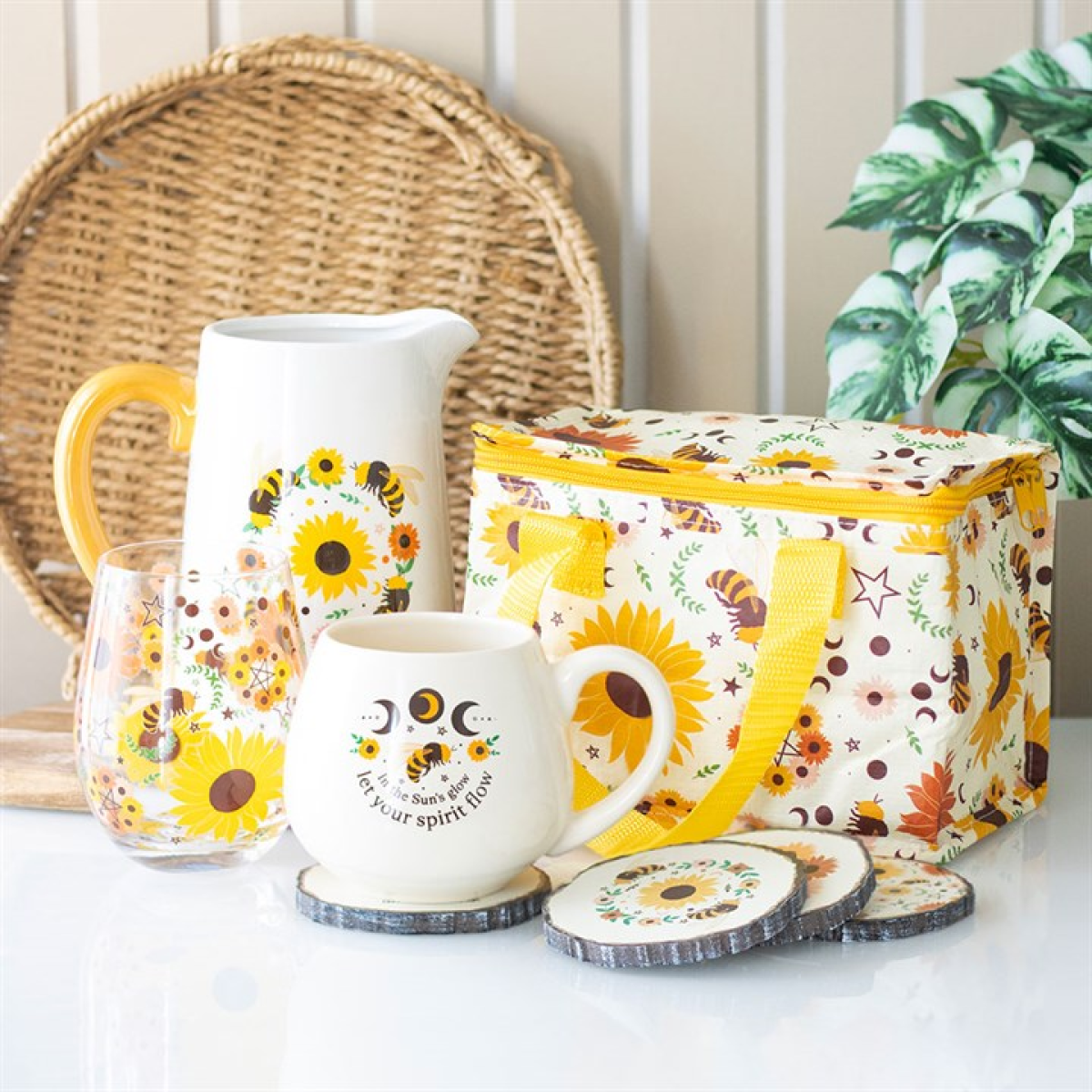 Bee Radiant Print Lunchbag