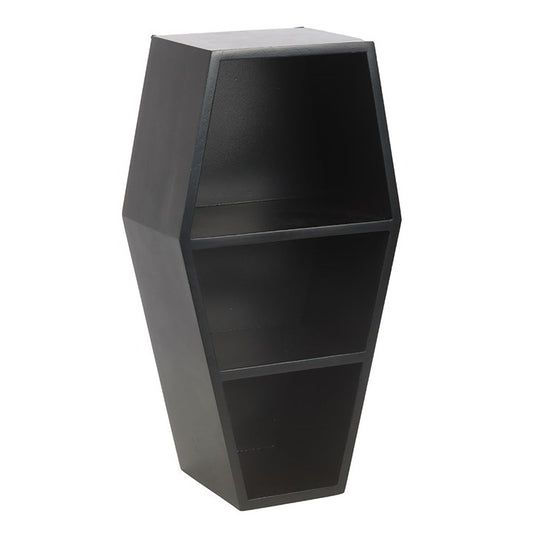 Small Black Coffin Shelf