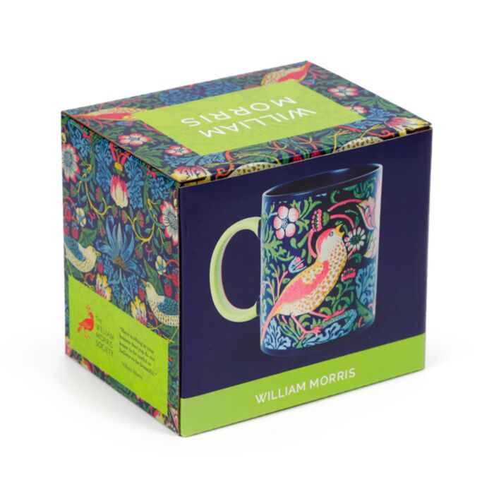 William Morris Strawberry Thief Porcelain Mug