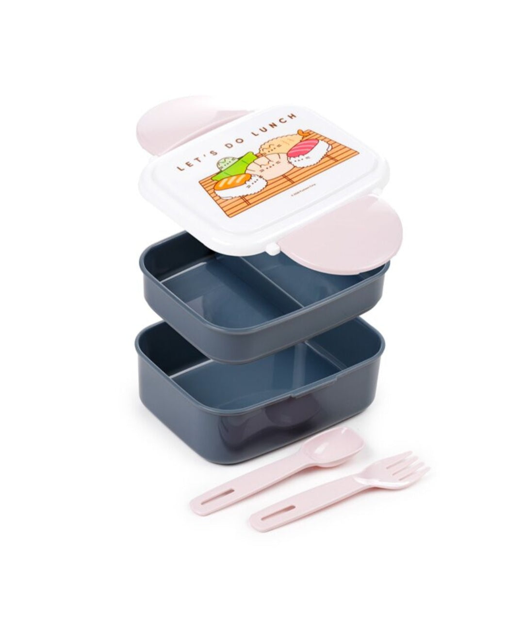Pusheen sushi themed lunch bag and bento boxes