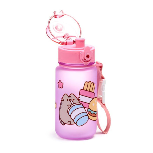 350ml Shatterproof Pop Top Children's Water Bottle - Pusheen the Cat Foodie