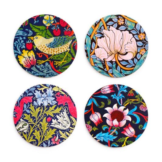 William Morris Set of 4 Cork Coasters