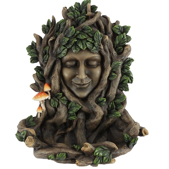 Green Goddess Bird Feeder Hanging Plaque