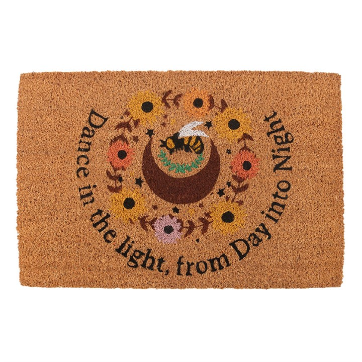 Natural Bee Radiant Doormat