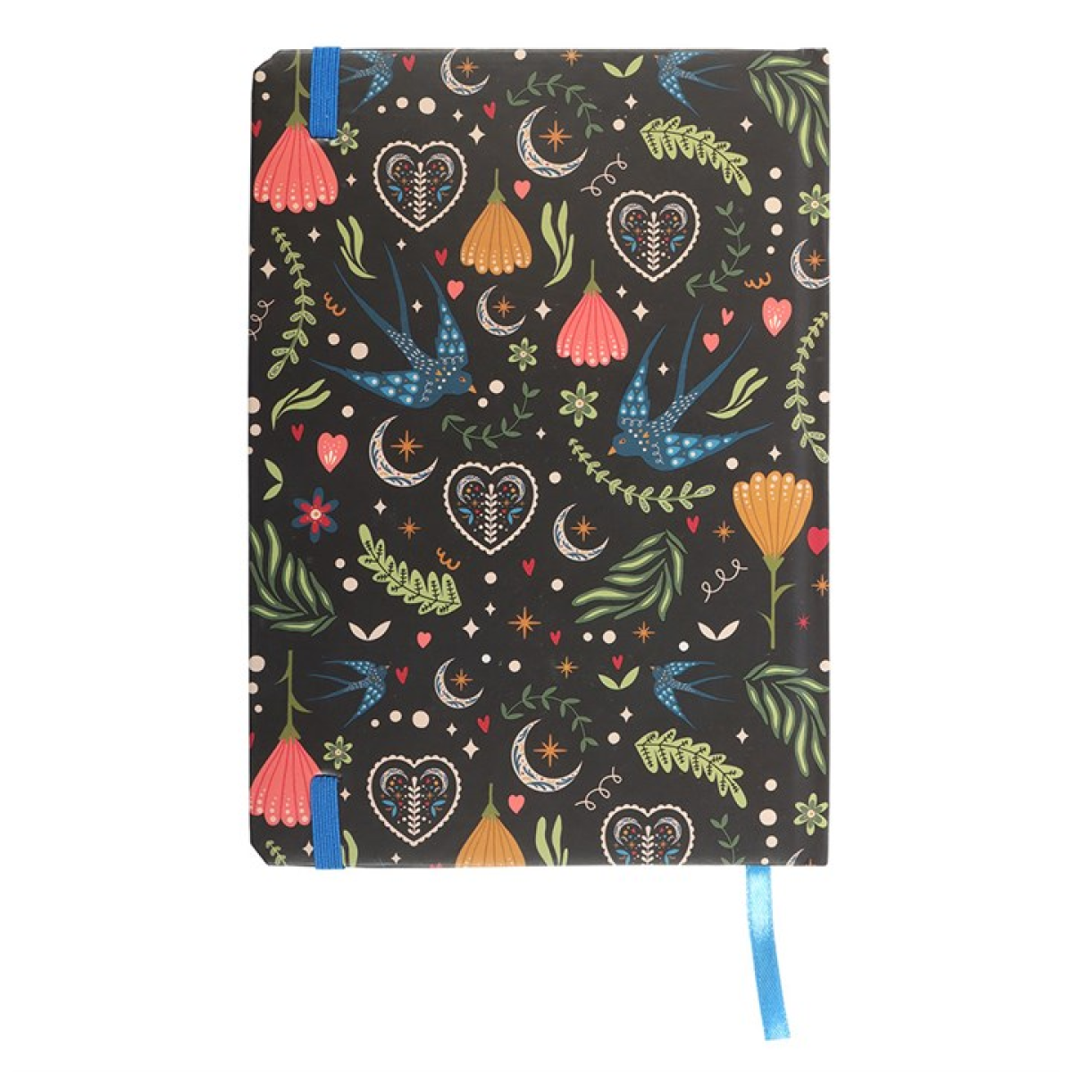 Midnight Bloom Print A5 Notebook