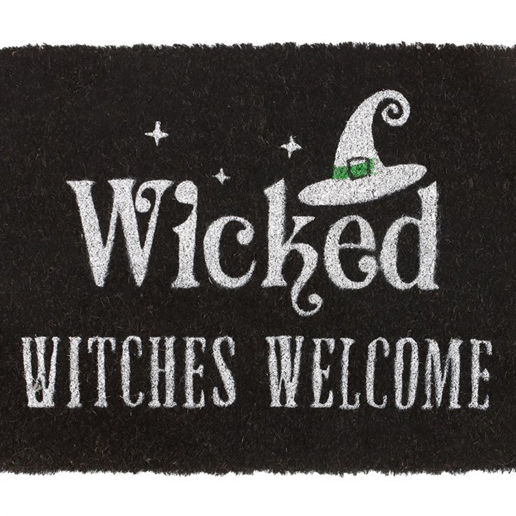 Black Wicked Witches Welcome Doormat