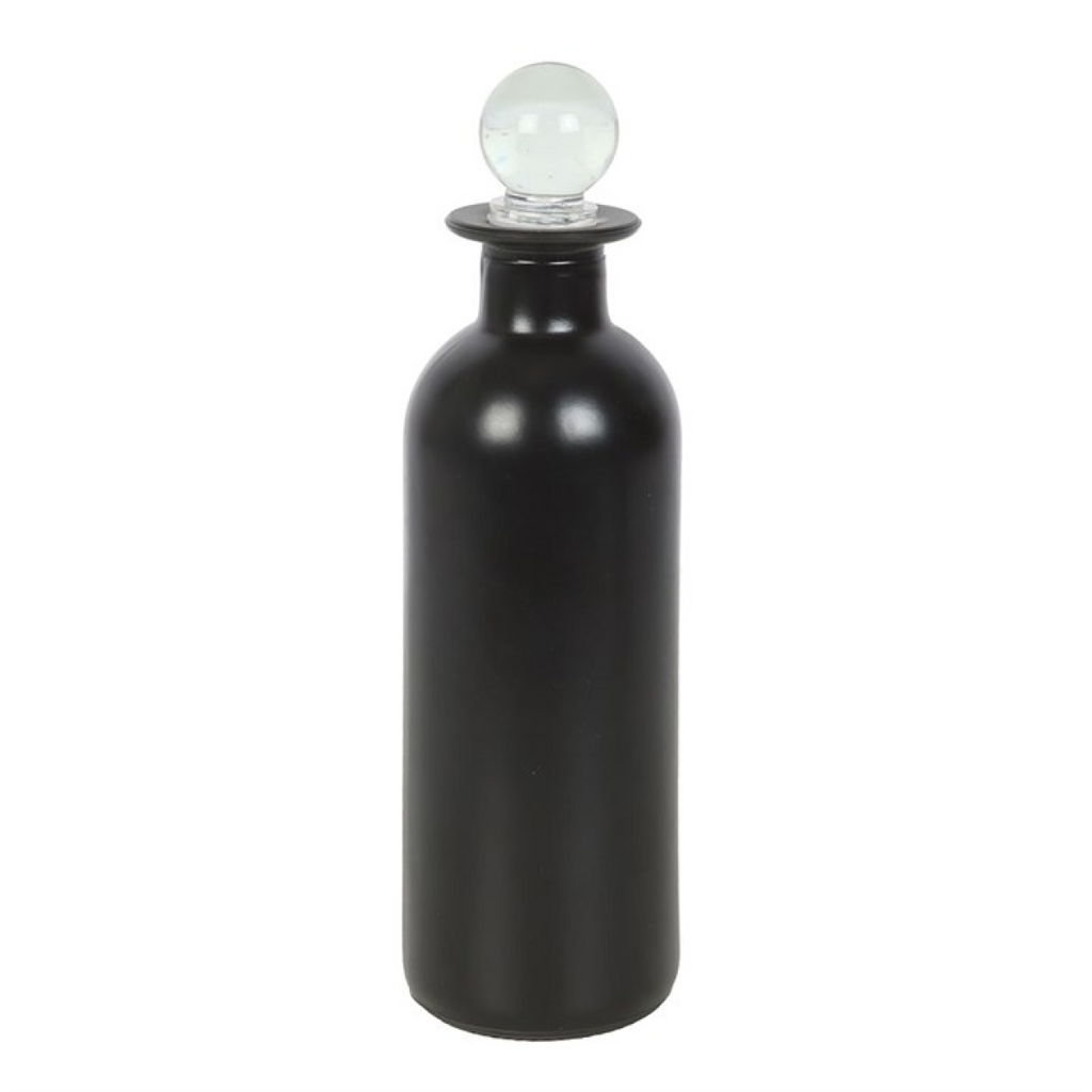 Dried Crow's Feet Decorative Glass Potion Bottle