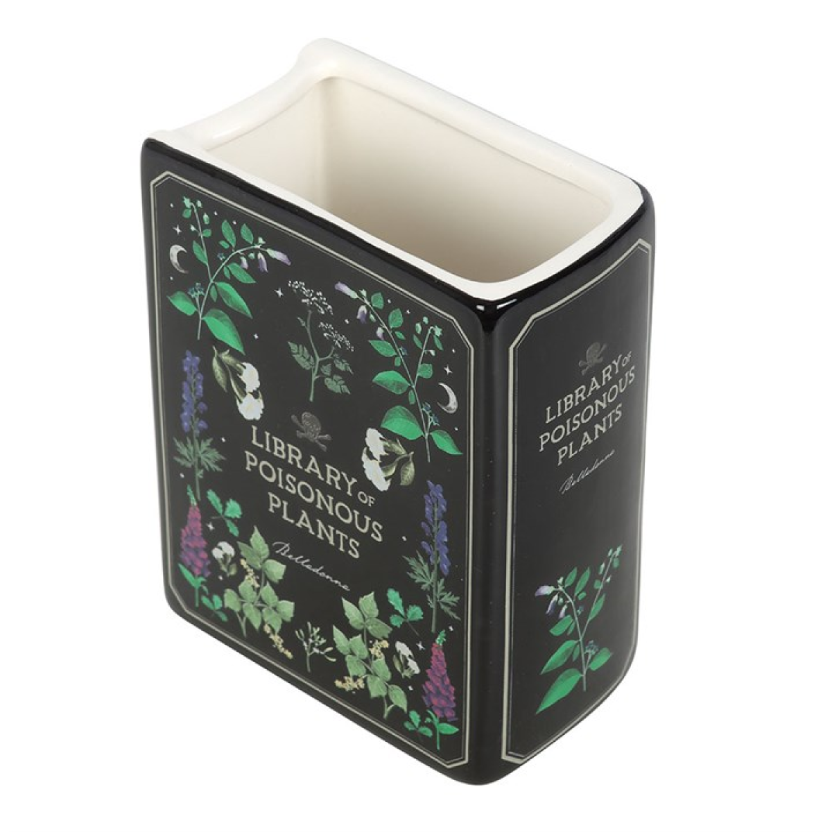 Poisonous Plants Book Shaped Vase