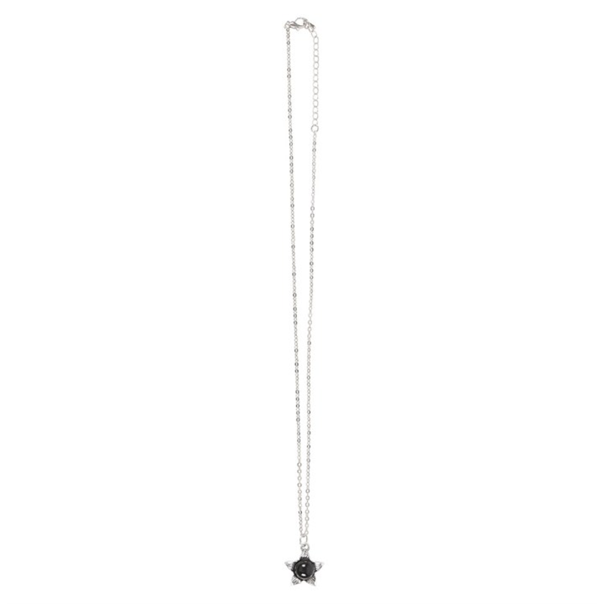 Deadly Nightshade Necklace with Black Obsidian on Greeting Card