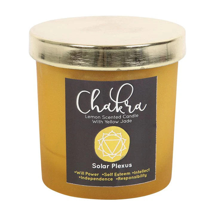 Chakra Crystal Chip Candle