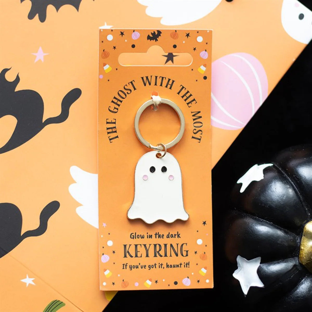 Ghost With The Most Glow in the Dark Keyring