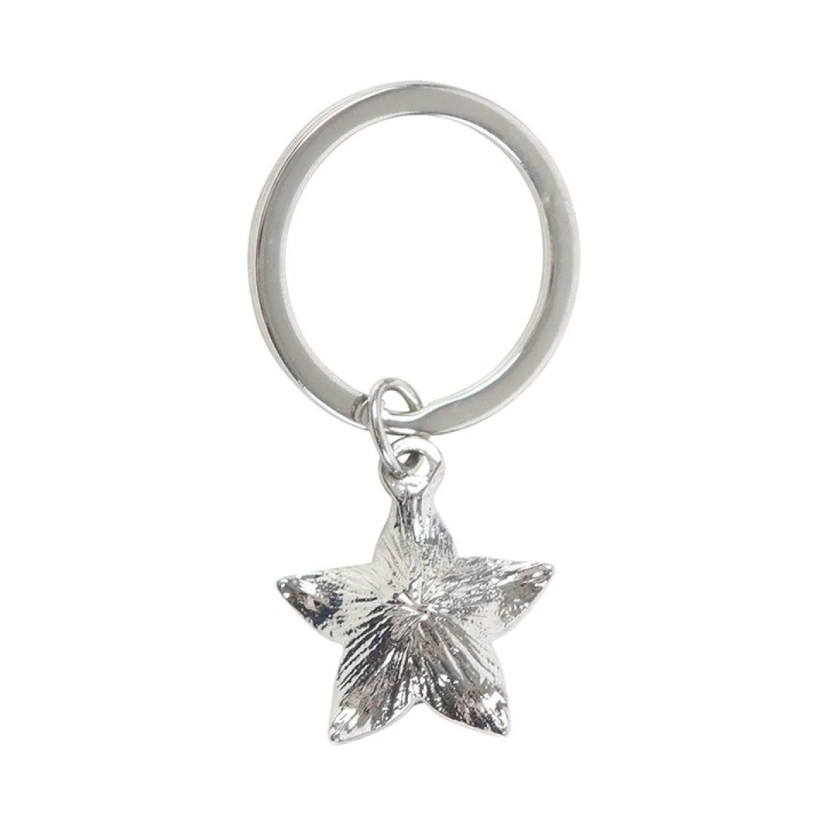 Deadly Nightshade Keyring with Black Obsidian