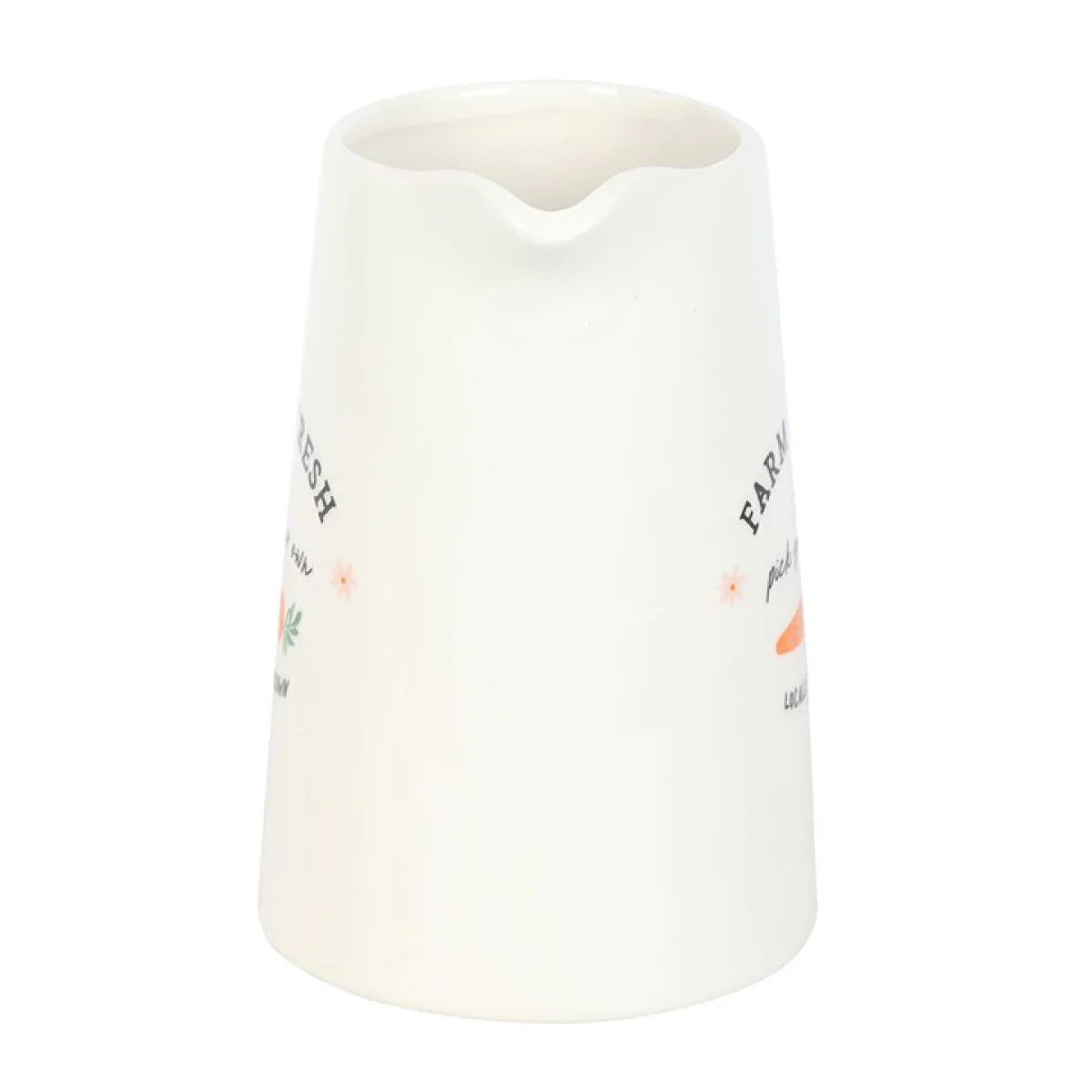 Farm Fresh Carrot Patch Ceramic Flower Jug