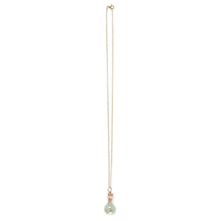 Green Witch Aventurine Potion Bottle Necklace