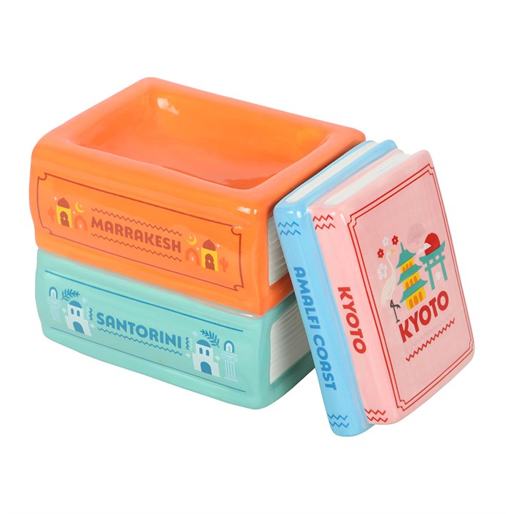 Travel Book Stack Oil Burner and Wax Warmer