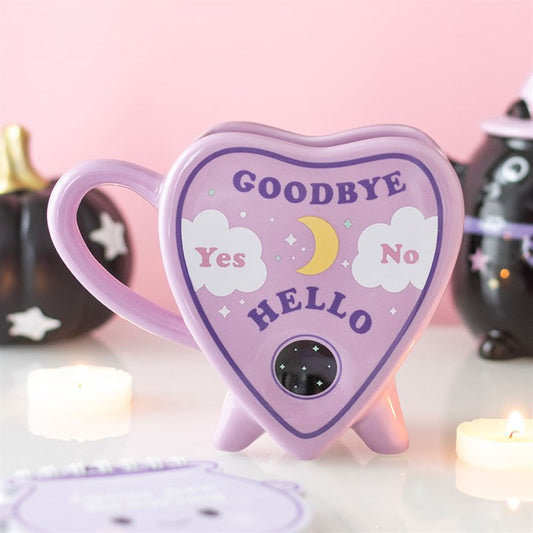 Pastel Planchette Shaped Ceramic Mug