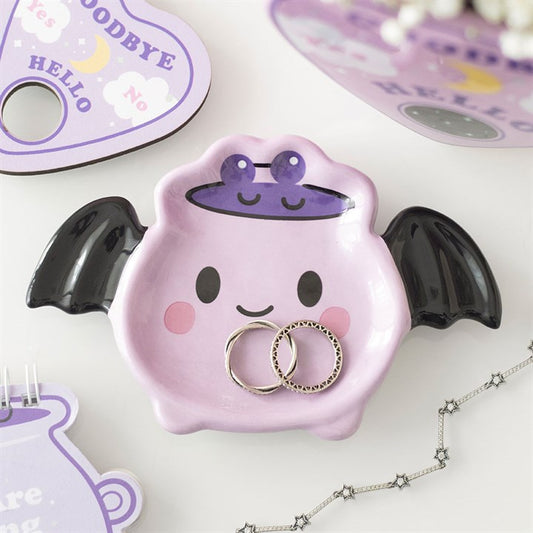 Pastel Batbrew Cauldron Trinket Dish