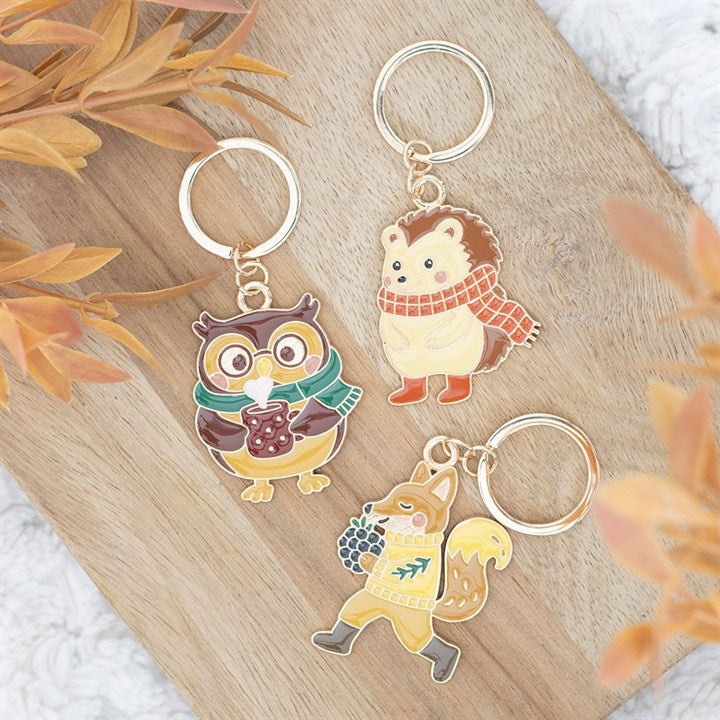 Hazel Hedgehog Keyring