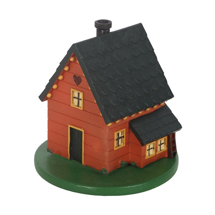 Brown House Incense Cone Burner