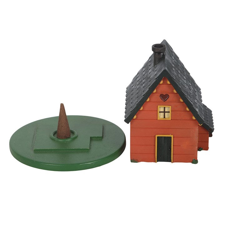 Brown House Incense Cone Burner