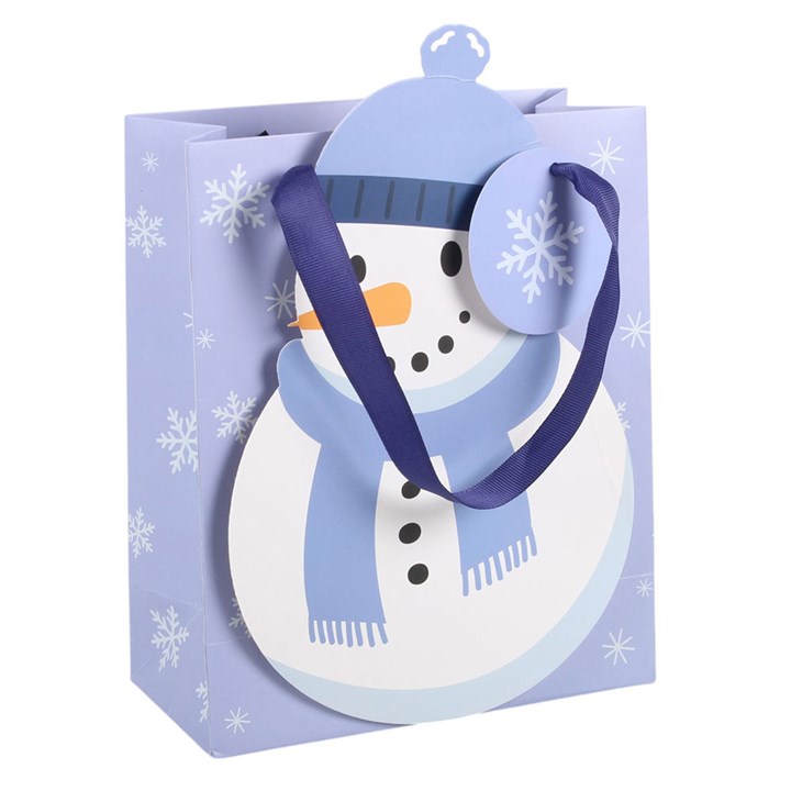 Snowman Shaped Gift Bag