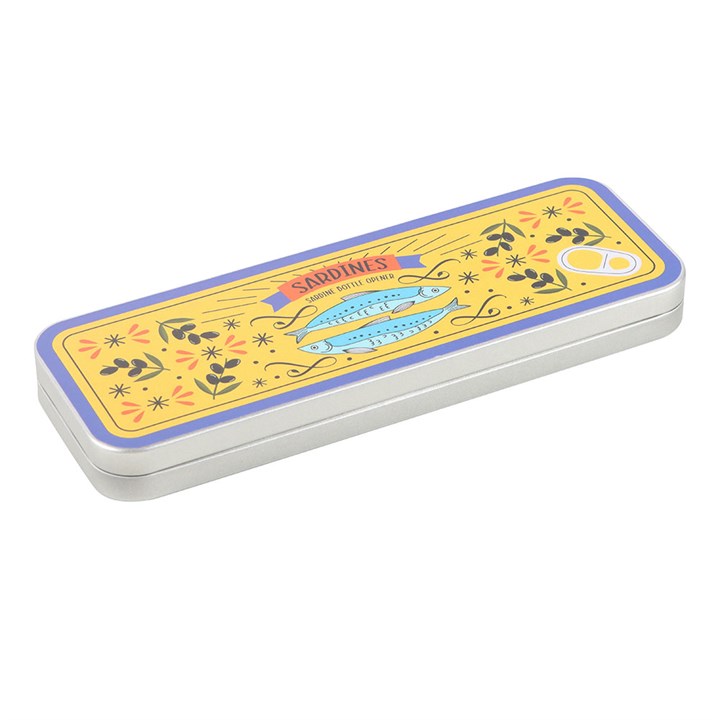 Sardine Bottle Opener in Storage Tin