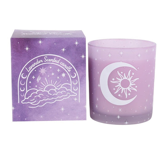 Purple Pastel Skies Lavender Candle