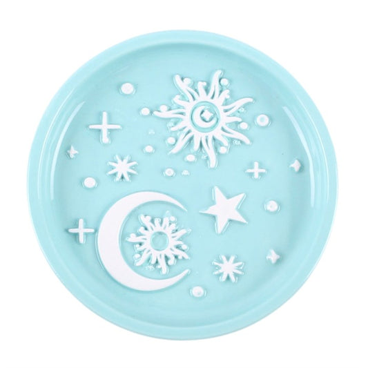 Blue Moon and Sun Trinket Dish