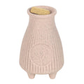 Greige Ribbed Palo Santo Brick Burner