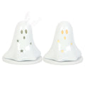 Ceramic Ghost Tealight and Incense Cone Holder