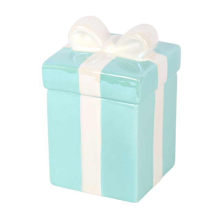 Blue Christmas Present Oil Burner