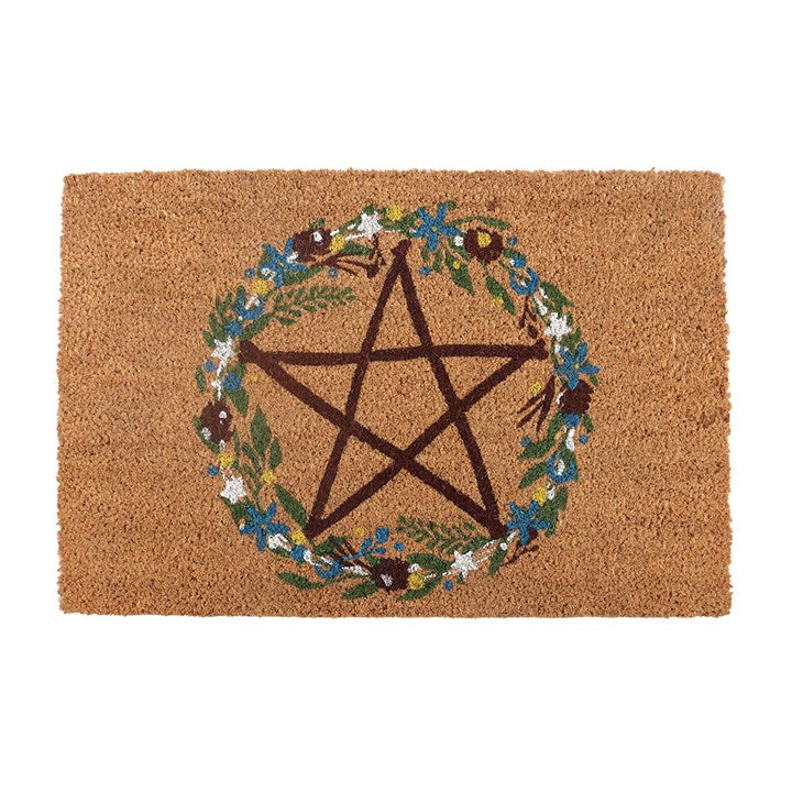 Natural Solstice Wreath Doormat
