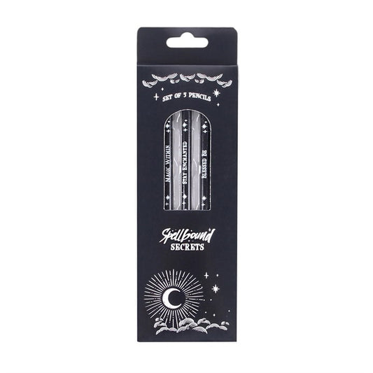 Pack of 5 Spellbound Secrets Pencils