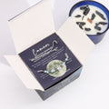 Zodiac Crystal Candle with Gemstone Bracelet - Cancer