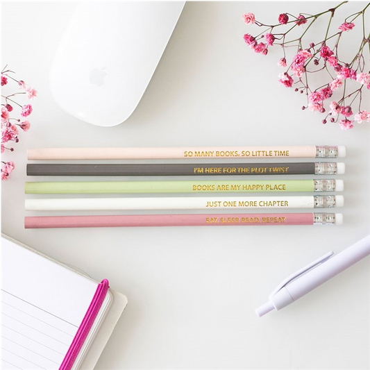 Pack of 5 Literature Inspired Pencils