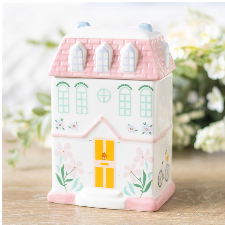 Pastel House Oil Burner and Wax Warmer