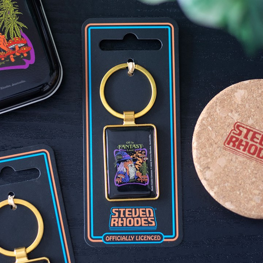Fantasy Land Keyring by Steven Rhodes