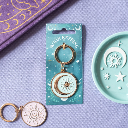 Blue Moon Keyring