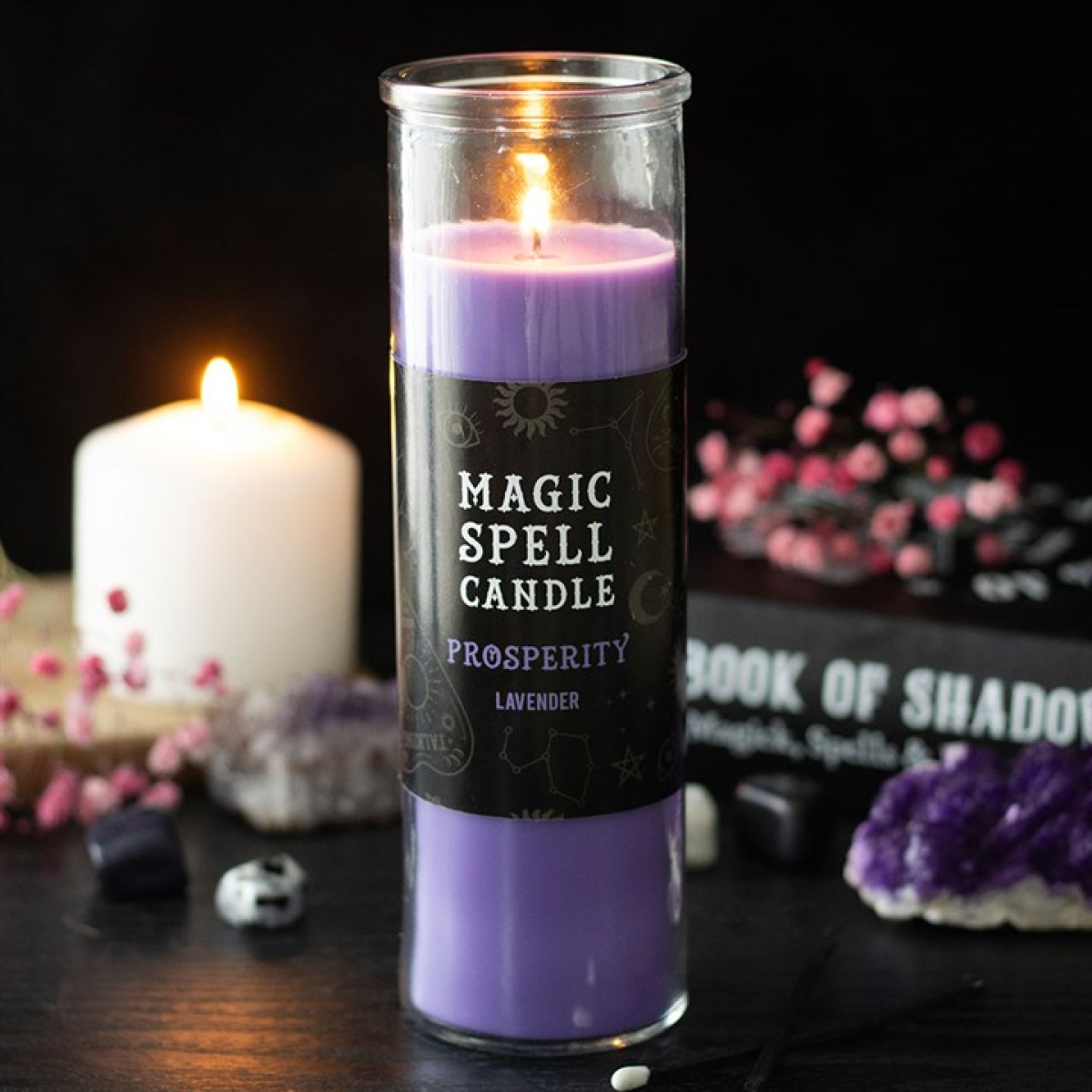 Prosperity Lavender Magic Spell Tube Candle