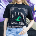 Green Bad Witch Social Club Unisex T-shirt Size L