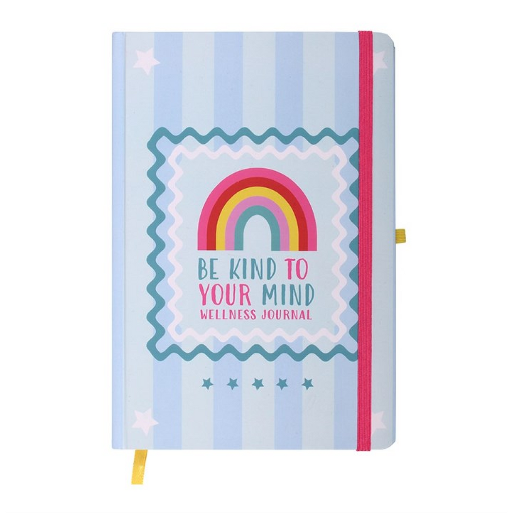 Be Kind to Your Mind A5 Wellness Journal with Citrine Pen
