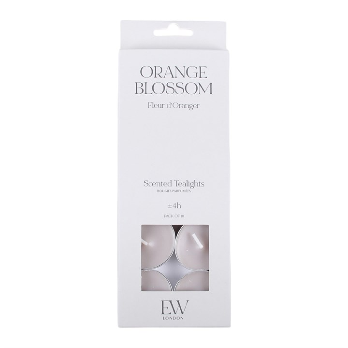Pack of 10 Orange Blossom Scented Tealights