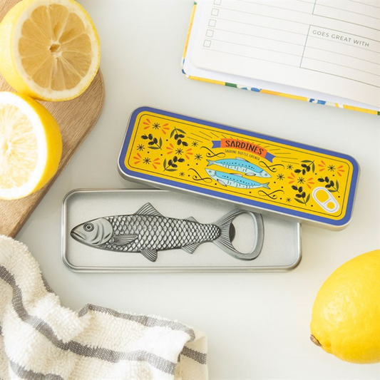 Sardine Bottle Opener in Storage Tin