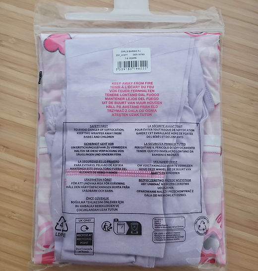 Barbie long sleeve pyjamas