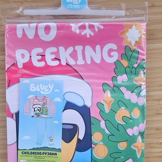 Bluey Christmas pyjamas Long sleeve 1-5 years