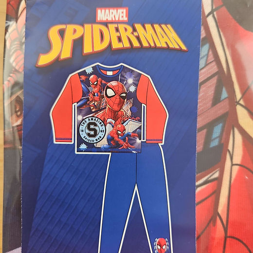 Marvel Spiderman boys long sleeve pyjamas 4-10 years