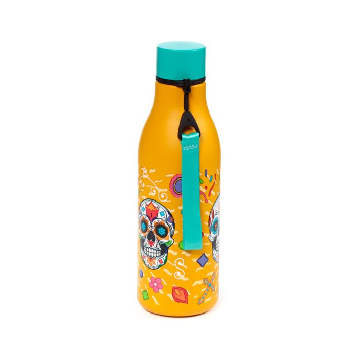Day of the dead insulated drinks bottle